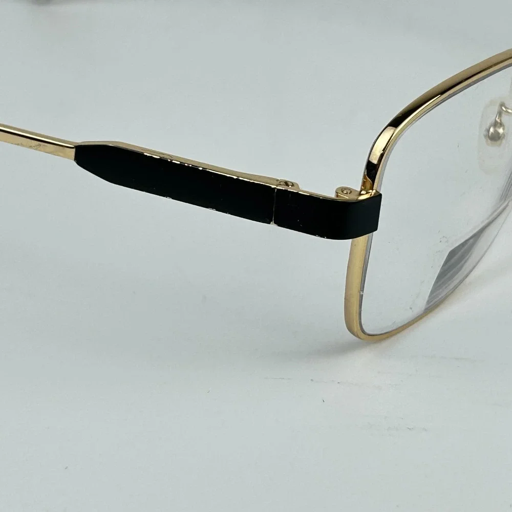 Nine West NW1102X717 Unisex Eyeglasses Frame Gold Metal Full Rim 57-17-140 mm‎